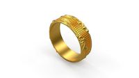 David Yurman Waves Band Ring | 3D
