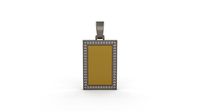 Pamp Frame Pendant 07 | 3D