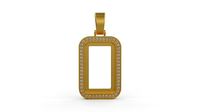 Pamp Frame Pendant 08 | 3D