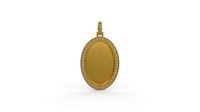 Memory Frame Pendant 08 | 3D