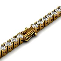 Waterway Bracelet With Box Lock 3mm Stone | 3D