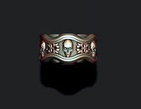 skull ring | 3D