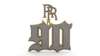Old English 90 Pendant 2 | 3D