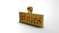 Bones Pendant | 3D