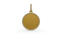 Memory Frame Pendant 06 | 3D