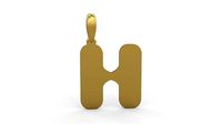 Initial Letters Pendant Sisyphus Light H | 3D