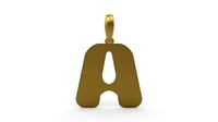 Initial Letters Pendant Sisyphus Light A | 3D
