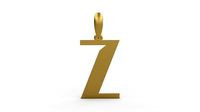 Initial Letters Pendant Sportage Z | 3D
