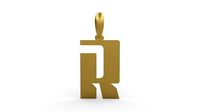 Initial Letters Pendant Sportage R | 3D