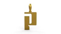 Initial Letters Pendant Sportage P | 3D