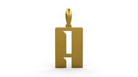 Initial Letters Pendant Sportage A | 3D