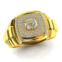 Small fancy mans ring | 3D