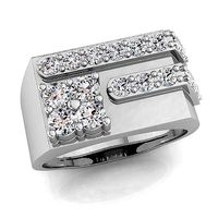 Small fancy mans ring | 3D