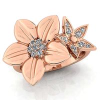 Fancy flower ring | 3D