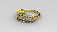 Marquise ring | 3D