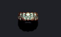 skull ring | 3D