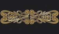 Carved decor onlay | 3D