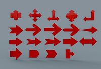 Arrows Set | 3D