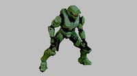 Master Chief Halo Spartan Pose