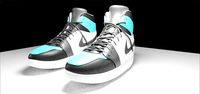 Nike Air Jordan 1 Pendant 3D model