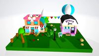 Cartoon Magic House2