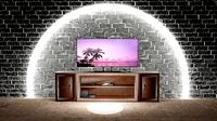 Tv and Tv Table