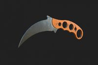 Kerambit low-poly model