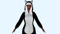 girl kigurumi cat 2