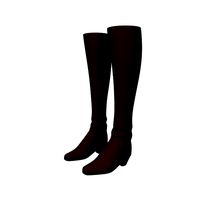boots woman cartoon