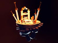 fire swords