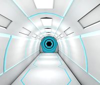 sci fi corridor