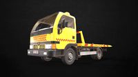 light truck tow - low poly