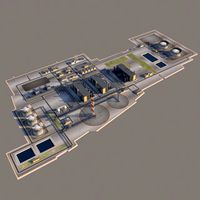 lng plant and the oil terminal