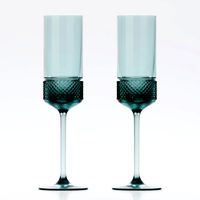 diamond point champagne flutes