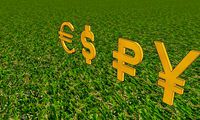 dollar euro ruble yuan