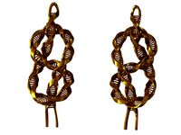 dna knot earring