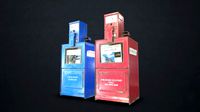 newspaper dispenser - low poly
