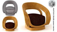 rattan chair summer interior