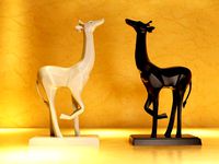 giraffes ornaments crafts animal models