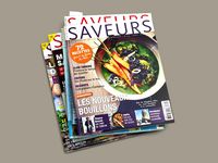 cooking magazines stack