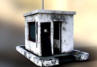 abandoned security cabine