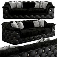 sofa hill gianfranco ferre black leathe