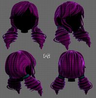 3d hair style for girl v91