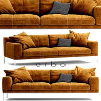 erba italia edizione sectional sofa