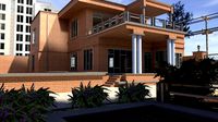 modern architecture old house