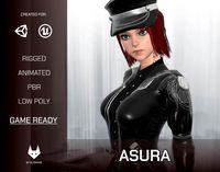 game-ready character - asura commandor