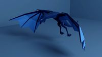 lowpoly dragon