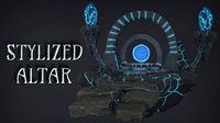 stylized altar