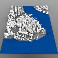 lower manhattan cityscape