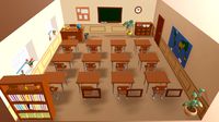 cartoon classroom